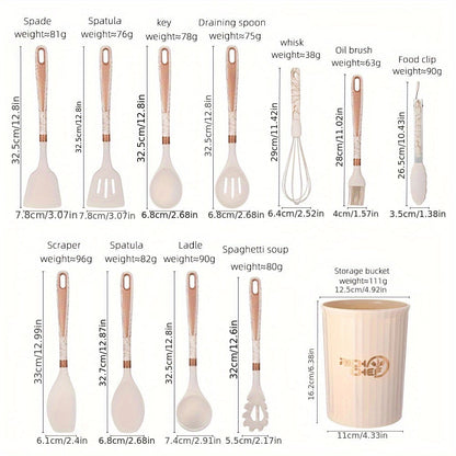 Premium Silicone Kitchen Tool Set