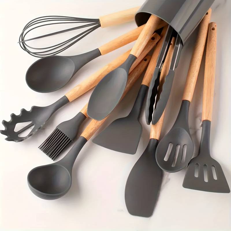 Premium Silicone Kitchen Tool Set (12-Piece)