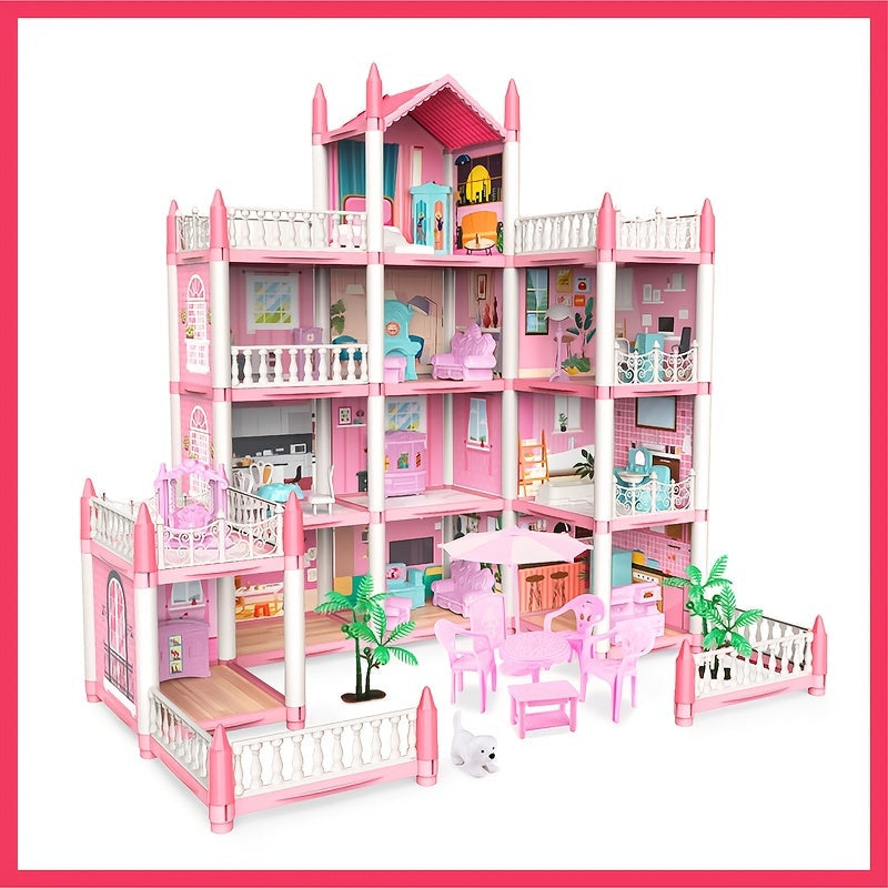 Enchanting Fairy Dollhouse with LED Lights and DIY Castle - Befez