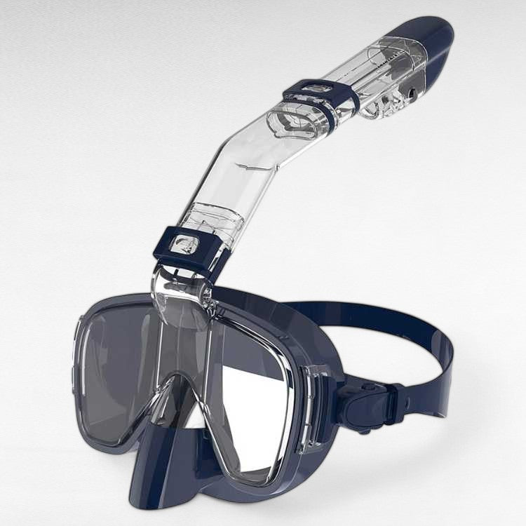 Compact Snorkel Mask with Clear Lens and Fit Adjustable Strap