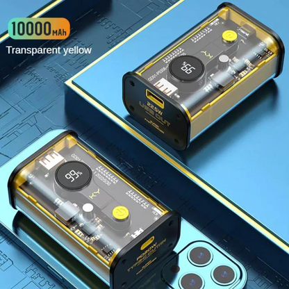 Compact LED Transparent Portable Charger