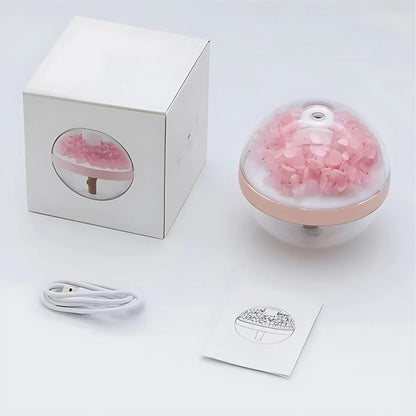 Compact Aroma Diffuser with Night Light and Humidifier