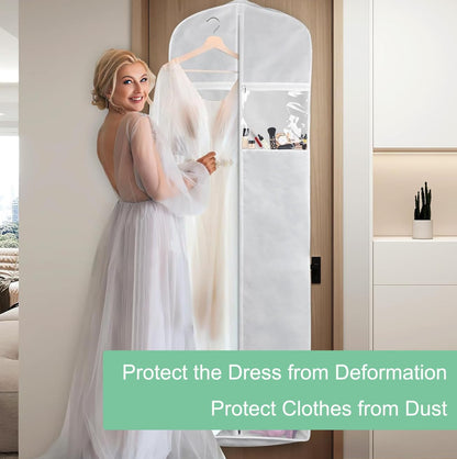 Premium Wedding Gown Storage Bag Set with Free Bonus Bag