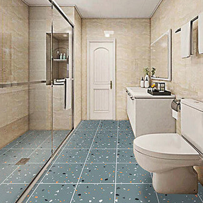 Stylish Vinyl Flooring Geometric Design Stick-On PVC Tile