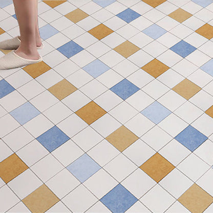 Stylish Vinyl Flooring Geometric Design Stick-On PVC Tile