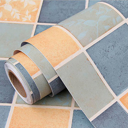 Stylish Vinyl Flooring Geometric Design Stick-On PVC Tile