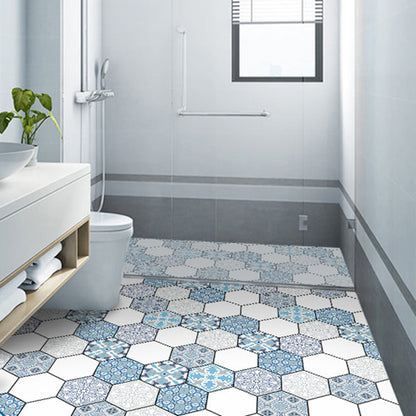 Stylish Vinyl Flooring Geometric Design Stick-On PVC Tile
