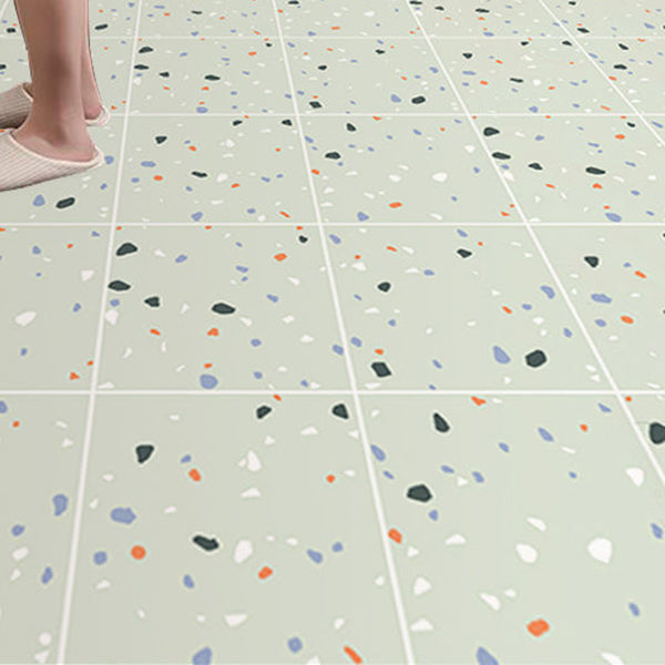 Stylish Vinyl Flooring Geometric Design Stick-On PVC Tile