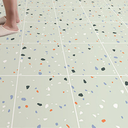 Stylish Vinyl Flooring Geometric Design Stick-On PVC Tile