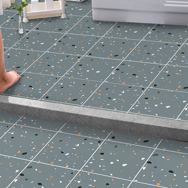 Stylish Vinyl Flooring Geometric Design Stick-On PVC Tile