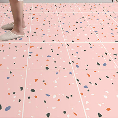 Stylish Vinyl Flooring Geometric Design Stick-On PVC Tile