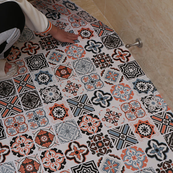 Stylish Vinyl Flooring Geometric Design Stick-On PVC Tile