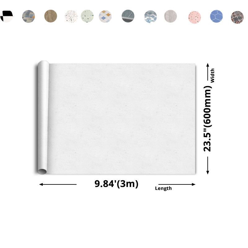 Stylish Vinyl Flooring Geometric Design Stick-On PVC Tile