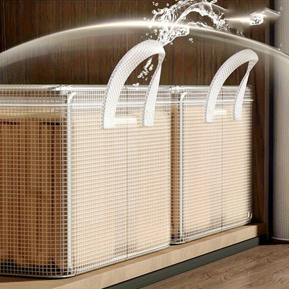 Compact Foldable Storage Containers for Clothes and Books