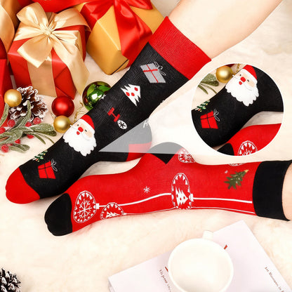 Warm Festive Holiday Socks Gift Set