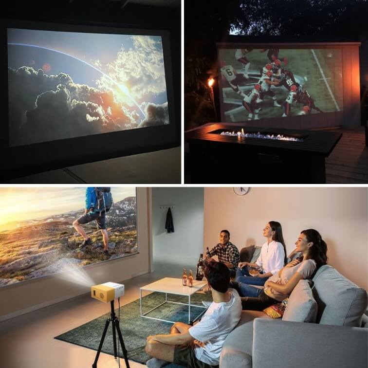 Portable Mini Projector for Outdoor Fun