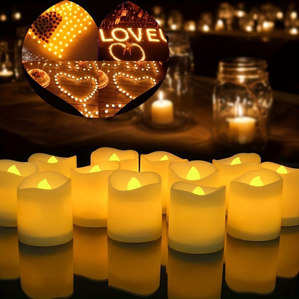 Warm Ambient LED Candle Lights
