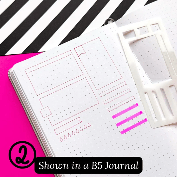 Befez CraftMaster FlexiLine Planner Organizer Stickers