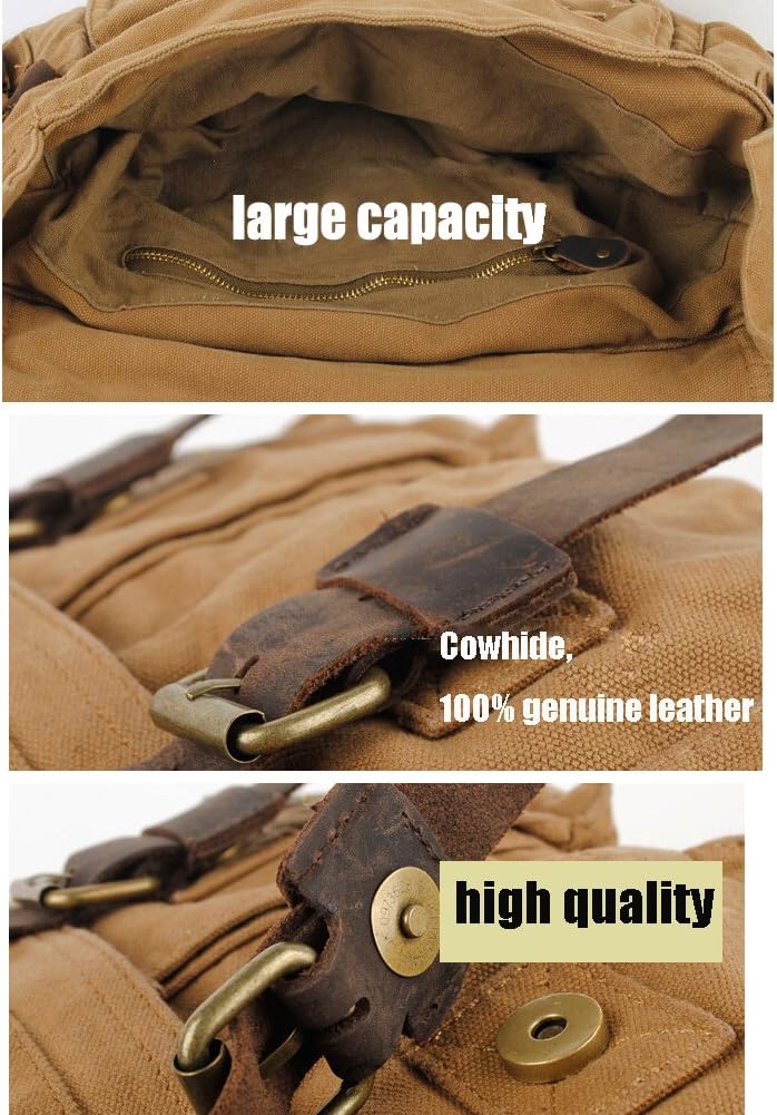 Classic Laptop Canvas Shoulder Bag