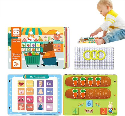 Interactive Kids Learning Activity Book