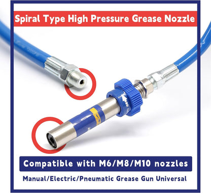 Strong Grease Gun Coupler - Universal Heavy Duty Adapter