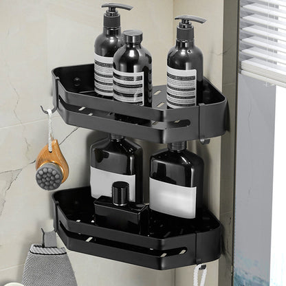 Contemporary 3-Piece Bath Accessory Set Stainless Steel Shower Caddy