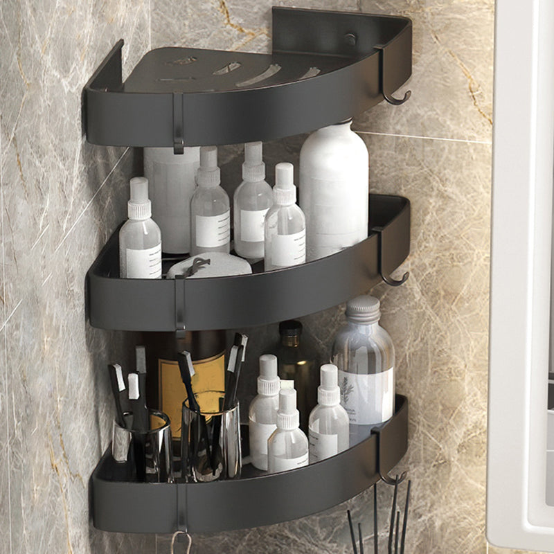 Contemporary 3-Piece Bath Accessory Set Stainless Steel Shower Caddy