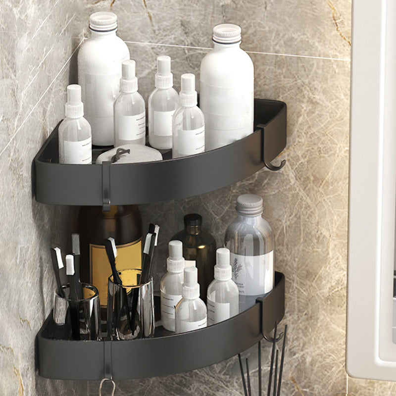 Contemporary 3-Piece Bath Accessory Set Stainless Steel Shower Caddy