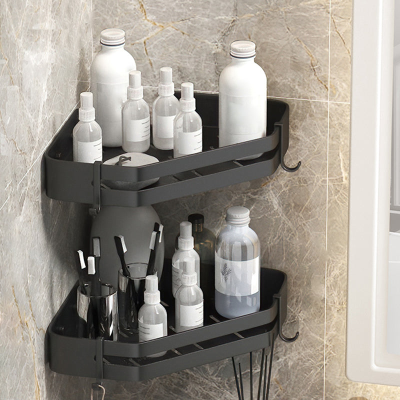 Contemporary 3-Piece Bath Accessory Set Stainless Steel Shower Caddy