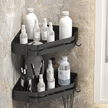 Contemporary 3-Piece Bath Accessory Set Stainless Steel Shower Caddy