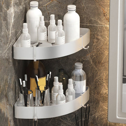 Contemporary 3-Piece Bath Accessory Set Stainless Steel Shower Caddy