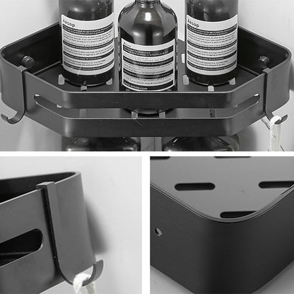 Contemporary 3-Piece Bath Accessory Set Stainless Steel Shower Caddy