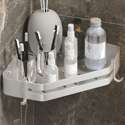 Contemporary 3-Piece Bath Accessory Set Stainless Steel Shower Caddy