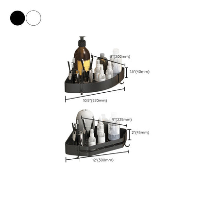 Contemporary 3-Piece Bath Accessory Set Stainless Steel Shower Caddy
