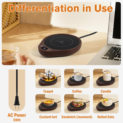 Ceramic Mug Heating Coaster Set
