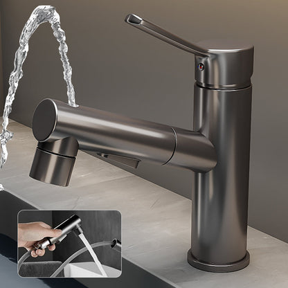 Modern Single Handle Bathroom Faucet with Spray Head - Befez