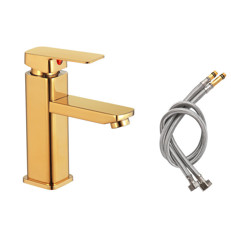 Single Handle Bathroom Sink Faucet Low Arc Tap
