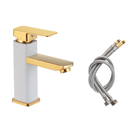 Single Handle Bathroom Sink Faucet Low Arc Tap