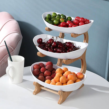 Space Saving Fruit Stand for Kitchen Countertop