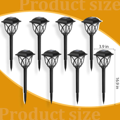 Bright Solar Powered Garden Path Lights Set