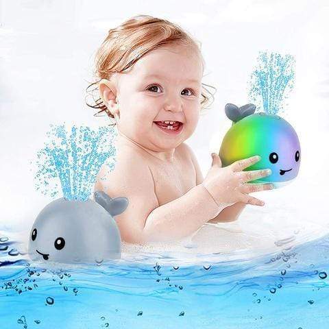 Colorful Whale Bath Time Toy