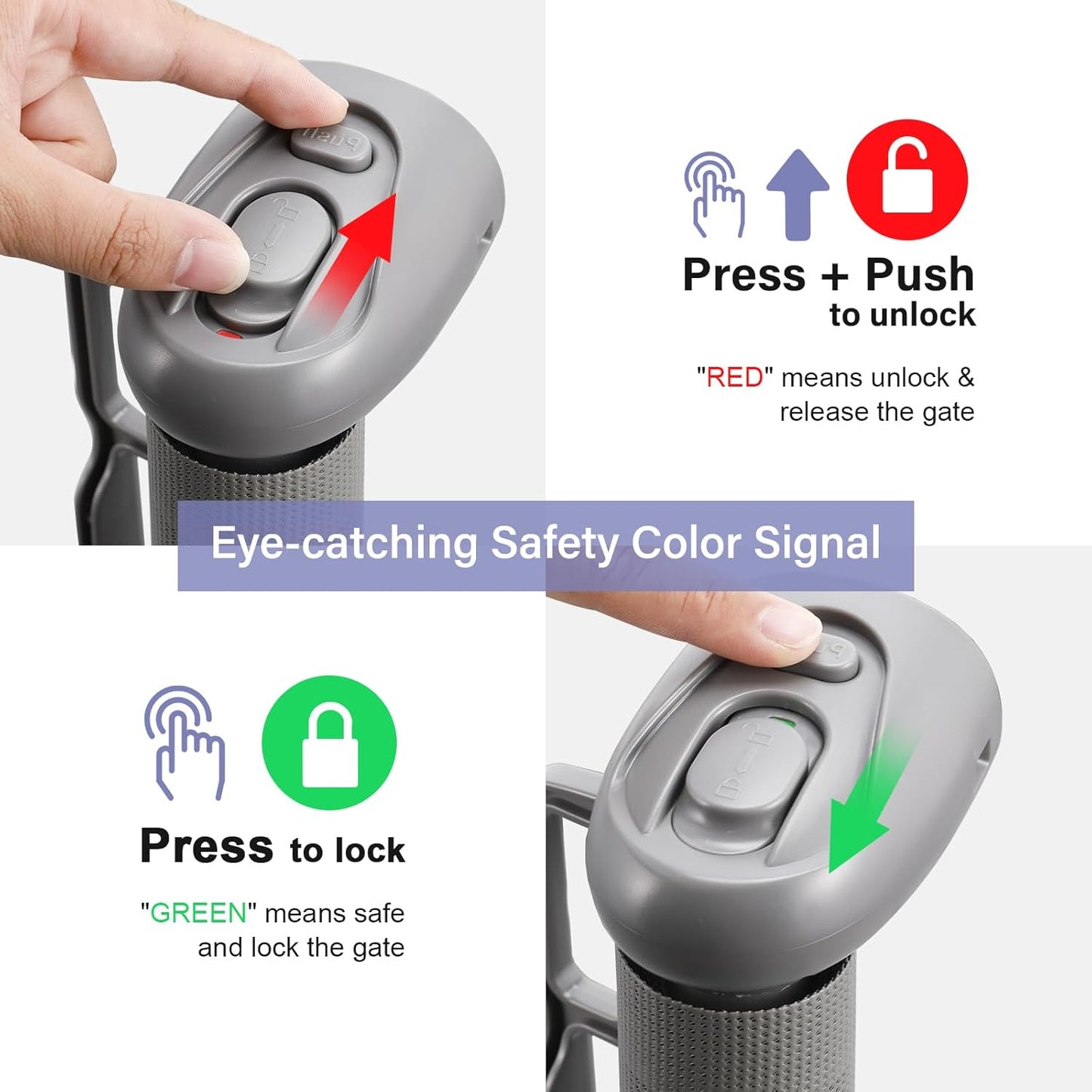 Befez | Secure Walk-Thru Baby Pet Gate