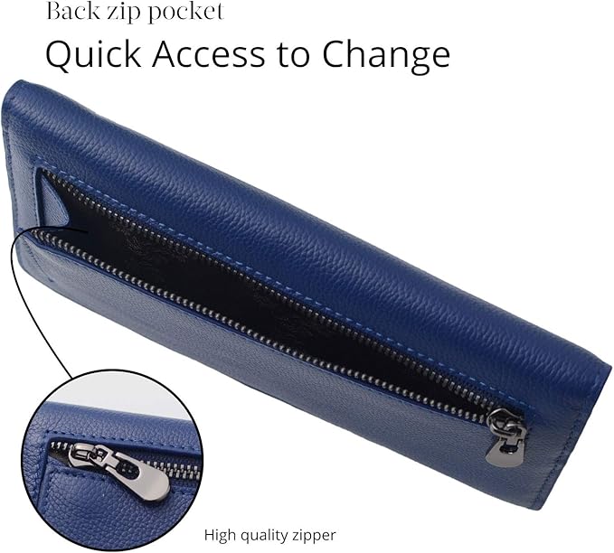 Slim RFID Blocking Leather Wallet
