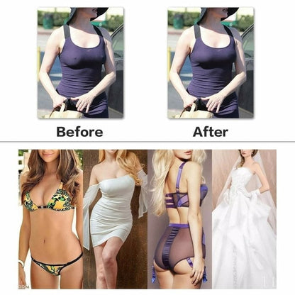 Befez | Curvy Women's Strapless Lift Push Up Bra