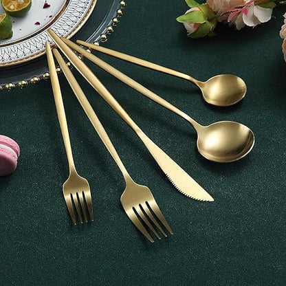 Simple Stainless Steel Silverware Set