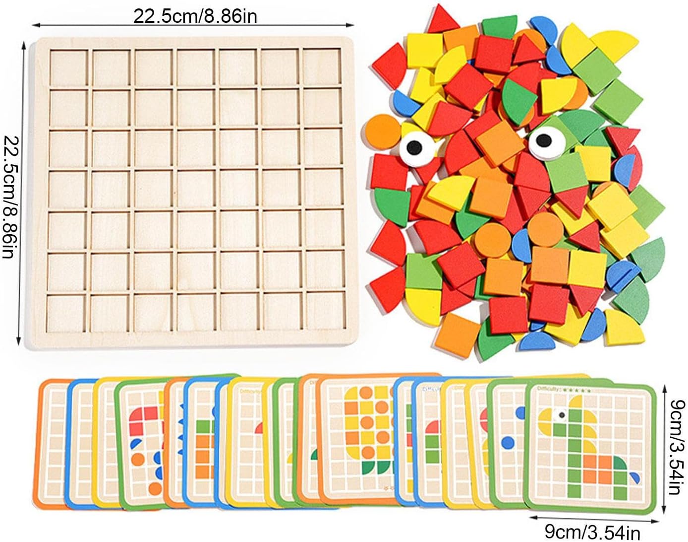 Colorful Wood Brain Teaser Toy