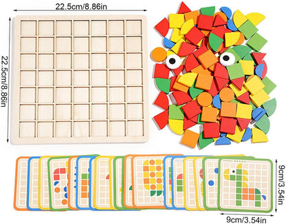 Colorful Wood Brain Teaser Toy