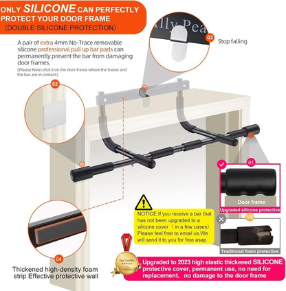 Sturdy Doorway Pull Up Bar with 200kg Weight Limit