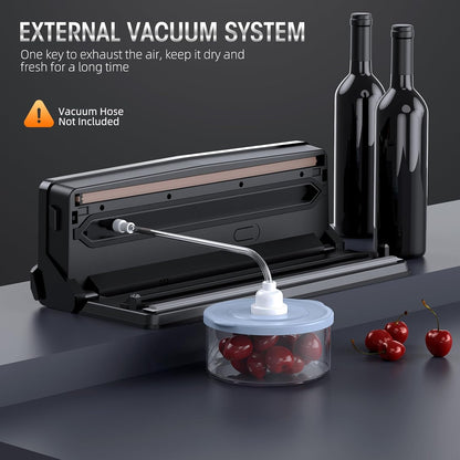 Automatic Food Sealer with Cutter & Vacuum Pump