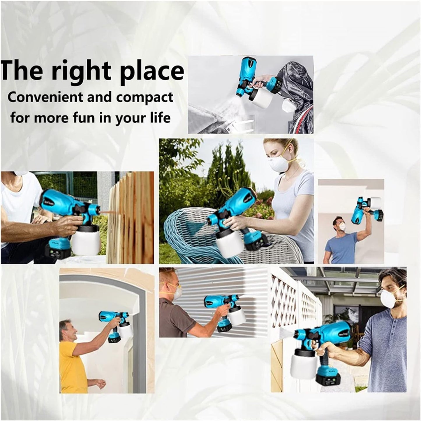 Rechargeable Paint Sprayer Pro Dual Battery